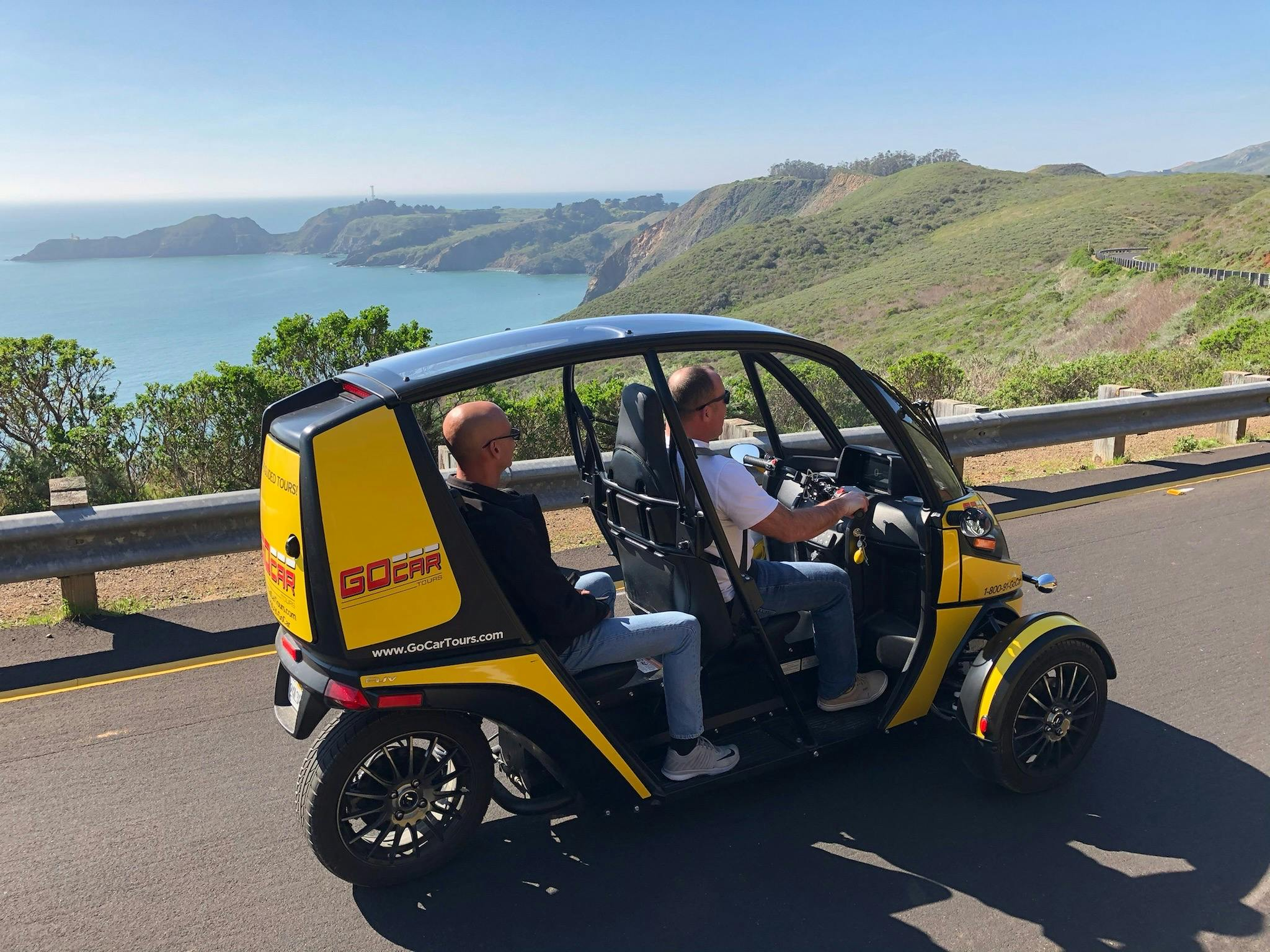 San Francisco: GPS Guided GoCar E-Sport Electric Car Rental - Photo 1 of 6